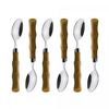 Conjunto-6-Colheres-de-Cafe-de-Aco-Inox-com-Cabo-de-Plastico-Bambu-Basic-155cm-Lyor