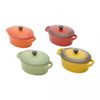 Conjunto-4-Mini-Panelas-de-Porcelana-com-Tampa-Coloridas-15cm-x-8cm-150ml-Wolff
