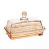 Manteigueira-de-Cristal-com-Tampa-Pearl-Ambar-17cm-x-105cm-x-10cm-Wolff