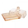Manteigueira-de-Cristal-com-Tampa-Pearl-Ambar-17cm-x-105cm-x-10cm-Wolff