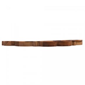 Prato-para-Bolo-de-Bambu-com-Tampa-em-Plastico-28cm-x-28cm-x-9,5cm-Lyor