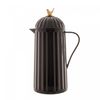 Relogio-de-Parede-em-Plastico-Preto-com-Branco-30,5cm-x-4,3cm-Lyor