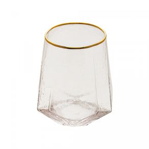 Taca-de-Vinho-de-Cristal-Ecologico-Martelado-com-Fio-de-Ouro-Petra-600ml-Lyor