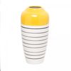 Vaso-Decorativo-de-Ceramica-Branco-Amarelo-18cm-x-16cm-x-33cm-Wolff