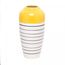 Vaso-Decorativo-de-Ceramica-Branco-Amarelo-18cm-x-16cm-x-33cm-Wolff