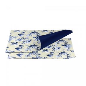 Jogo-Americano-2-Pecas-de-Algodao-Folhas-Azul-45cm-x-33cm-Wolff