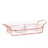 Rechaud-para-Queijo-Brie-de-Ceramica-com-Suporte-e-Faca-de-Aco-Inox-31cm-x-14cm-Wolff