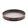 Bandeja-Redonda-Escovada-com-Fundo-em-Madeira-Cosmos-Matt-Black-30cm-Wolff
