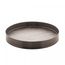 Bandeja-Redonda-Escovada-com-Fundo-em-Madeira-Cosmos-Matt-Black-30cm-Wolff