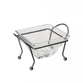 Petisqueira-de-Vidro-com-Suporte-de-Aco-Torcello-Black-20cm-x-12cm-Wolff