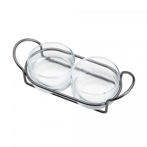 Rechaud-para-Queijo-Brie-de-Ceramica-com-Suporte-e-Faca-de-Aco-Inox-31cm-x-14cm-Wolff
