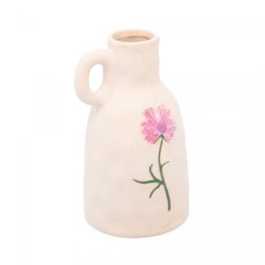Jarro-Decorativo-de-Ceramica-Flor-Roxa-Trento-85m-x-7cm-x-14cm-Wolff