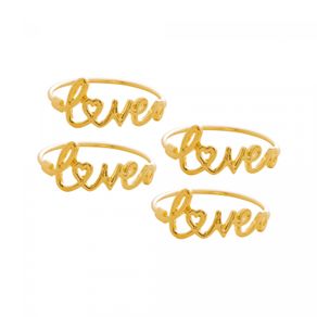 Conjunto-4-Aneis-para-Guardanapos-de-Zinco-e-Metal-Love-Dourado-4cm-x-2cm-x-4cm-Wolff