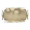 Petisqueira-Dupla-de-Vidro-com-Suporte-Italy-Champanhe-24cm-x-10cm-x-6cm-Wolff