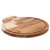 Tabua-de-Corte-Redonda-de-Madeira-Teca-com-Alca-Barbecue-39cm-x-34cm-x-2cm-Wolff-Craft