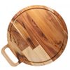 Tabua-de-Corte-Redonda-de-Madeira-Teca-com-Alca-Barbecue-39cm-x-34cm-x-2cm-Wolff-Craft