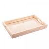 Prato-para-Bolo-de-Bambu-com-Tampa-em-Plastico-28cm-x-28cm-x-9,5cm-Lyor