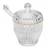 Meleira-com-Pegador-e-Tampa-Imperio-com-Fio-de-Ouro-8cm-x-8cm-x-11cm-Cristal-Ecologico-Wolff