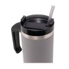Caneca-Termica-Parede-Dupla-SlimTerm-com-Base-Ergonomica-e-Canudo-Cinza-890ml-Wolff