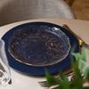 Prato-Retangular-de-Melamina-com-Molheira-Toquio-Preto-19cm-x-12,5cm-x-3cm-Lyor