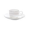 Conjunto-6-Xicaras-de-Cafe-de-Porcelana-com-Pires-e-Borda-Prateada-Monaco-Branco-100ml-Wolff