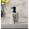 Porta-Sabonete-Liquido-com-Pump-Preto-Jardin-Blanc-330ml-Branco-Ceramica-Wolff