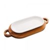 Suporte-de-Madeira-com-Travessa-em-Porcelana-Teca-Branca-425cm-x-195cm-x-4cm-Wolff-Craft
