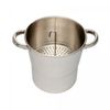 Petisqueira-Redonda-com-Tampa-e-Divisorias-em-Bambu-e-PP-Cinza-25cm-x-9.5cm-Lyor