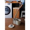 Mop-Giratorio-com-Cabo-Extensivel-de-Aco-Inox-115m-Balde-Plastico-9L-e-Refil-Microfibra-Fit-Lyor