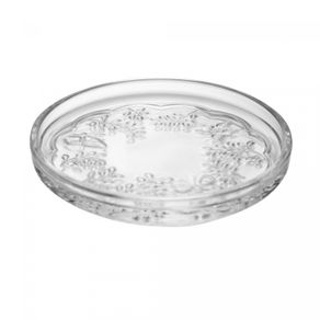 Prato-para-Bolo-com-Pe-e-Tampa-New-Butterfly-30cm-x-25cm-Cristal-Ecologico-Lyor
