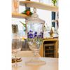 Pote-com-Tampa-Bege-com-Visor-Acrilico-950ml-Vidro-Lyor