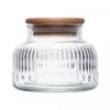 Pote-com-Tampa-de-Bambu-Lumi-330ml-Vidro-Lyor