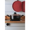 Cacarola-de-Inducao-Aluminio-Revestimento-Ceramico-e-Tampa-de-Vidro-Granito-Chef-Vermelha-20cm-Lyor