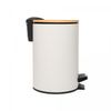 Lixeira-Redonda-de-Metal-com-Pedal-e-Tampa-em-Bambu-Branca-3L-Lyor