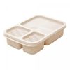 Petisqueira-Redonda-com-Tampa-e-Divisorias-em-Bambu-e-PP-Cinza-25cm-x-9.5cm-Lyor