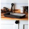Assadeira-Retangular-Antiaderente-de-Aco-Carbono-Granilite-Preta-28cm-x-17cm-x-3cm-Lyor