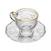 Prato-Raso-New-Butterfly-com-Fio-de-Ouro-26,5cm-x-27cm-x-2cm-Cristal-Ecologico-Lyor
