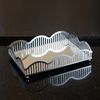 Bandeja-com-Espelho-Wave-21cm-x-14cm-x-4cm-Prateada-Metal-Lyor