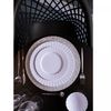 Prato-para-Sobremesa-Gerbera-20cm-Branco-Melamina-Lyor