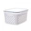 Pote-Hermetico-com-Cesto-Escorredor-Branco-de-Plastico-1.6L-Lyor