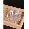 Acucareiro-de-Cristal-com-Colher-e-Tampa-Colmeia-210ml-Lyor