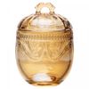 Porta-Cotonete-e-Algodao-de-Vidro-com-Tampa-de-Bambu-Lines-8cm-x-8cm-x-9,5cm-Lyor