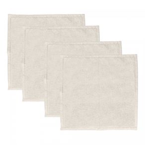 Conjunto-4-Aneis-para-Guardanapo-Tresse-Bege-Plastico-Lyor