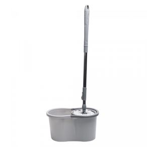 Mop-Giratorio-com-Cabo-Extensivel-de-Aco-Inox-115m-Balde-Plastico-9L-e-Refil-Microfibra-Fit-Lyor