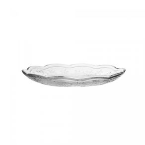 Prato-para-Bolo-com-Pe-New-Butterfly-19cm-x-9cm-Cristal-Ecologico-Lyor