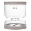 Conjunto-2-Xicaras-para-Cafe-de-Cristal-com-Pires-Radial-90ml-Lyor