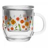 Prato-para-Bolo-com-Pe-New-Butterfly-19cm-x-9cm-Cristal-Ecologico-Lyor