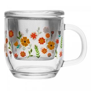 Prato-para-Bolo-com-Pe-New-Butterfly-19cm-x-9cm-Cristal-Ecologico-Lyor