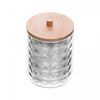 Cacarola-de-Inducao-com-Tampa-de-Vidro-Granito-Chef-22cm-Bege-Aluminio-Revestimento-Ceramico-Lyor