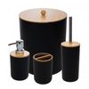 Pote-de-Vidro-com-Tampa-em-Metal-e-Acrilico-Gastro-Preta-350ml-Lyor